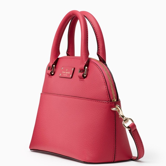 Kate Spade ♠️ NWT Red Mini Satchel/Crossbody Bag - Picture 5 of 8